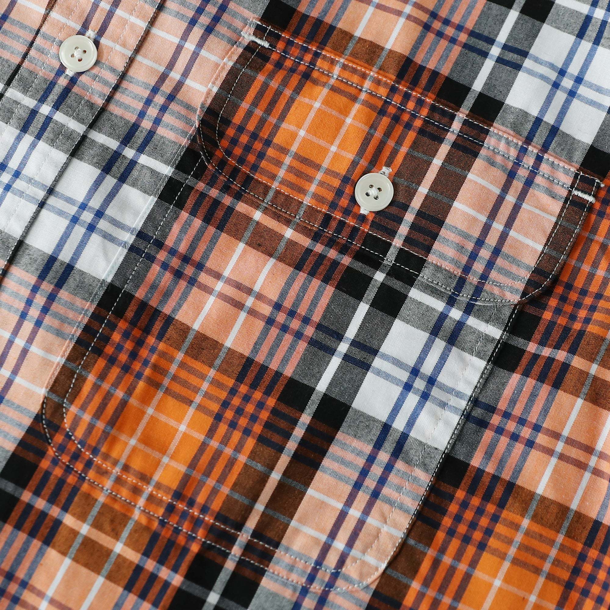 Dubinik? Mens Short Sleeve Button Down Shirts Plaid Casual Regular #49014