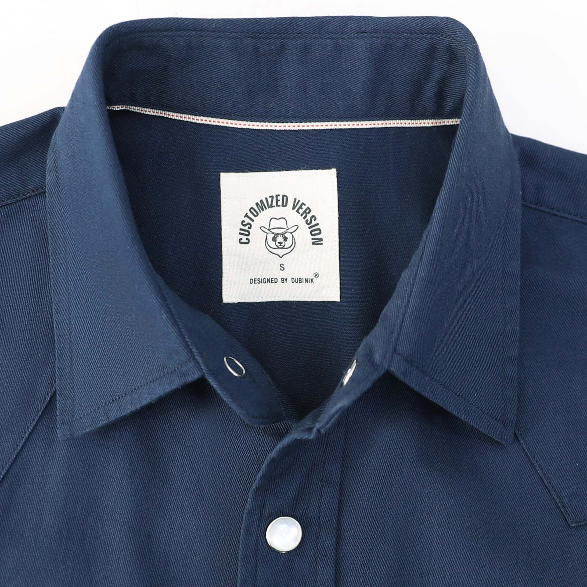 Dubinik? Mens Short Sleeve Work Shirt Snap Button Heavy Cotton#10502