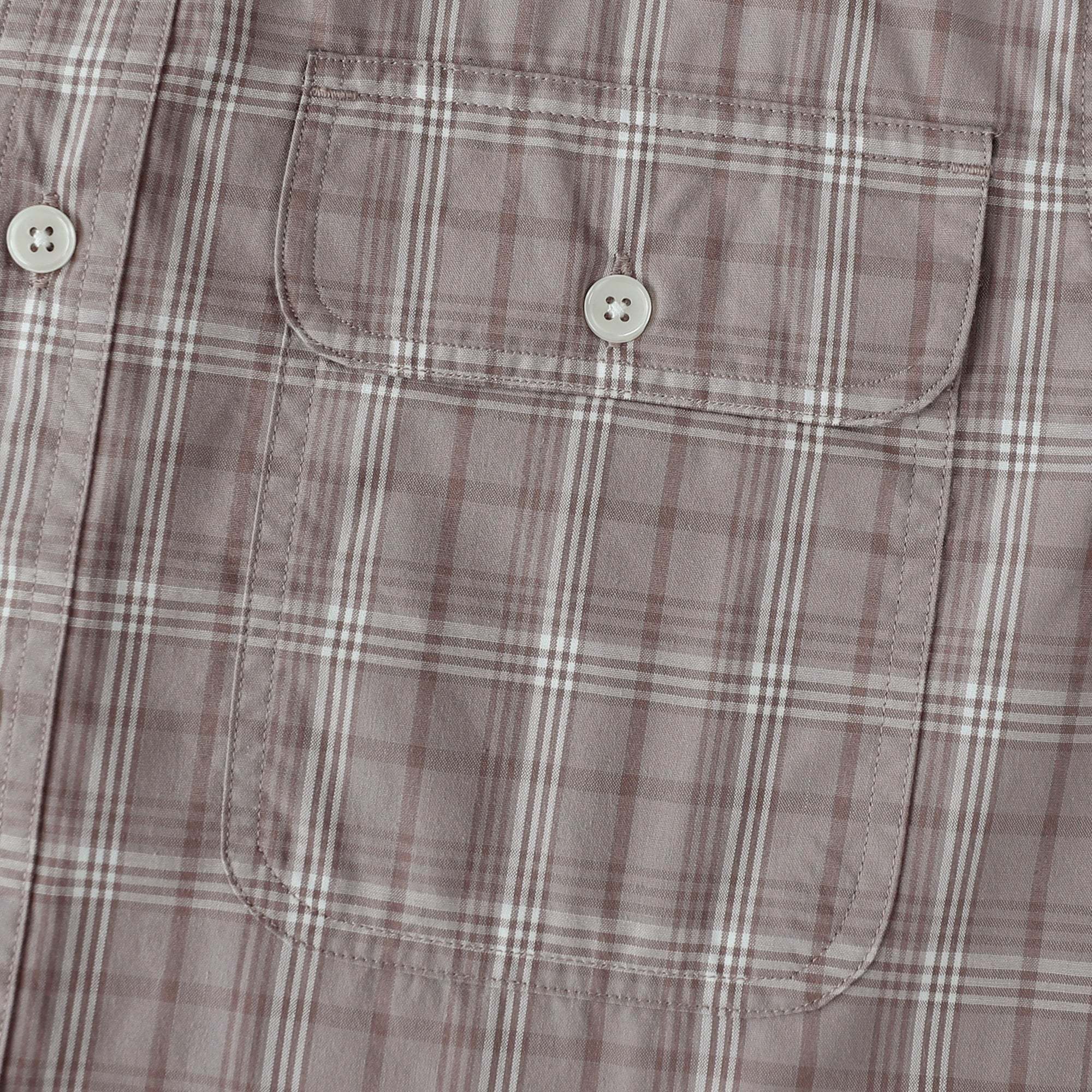 Dubinik? Mens Short Sleeve Button Down Shirts Plaid Casual Regular #49016