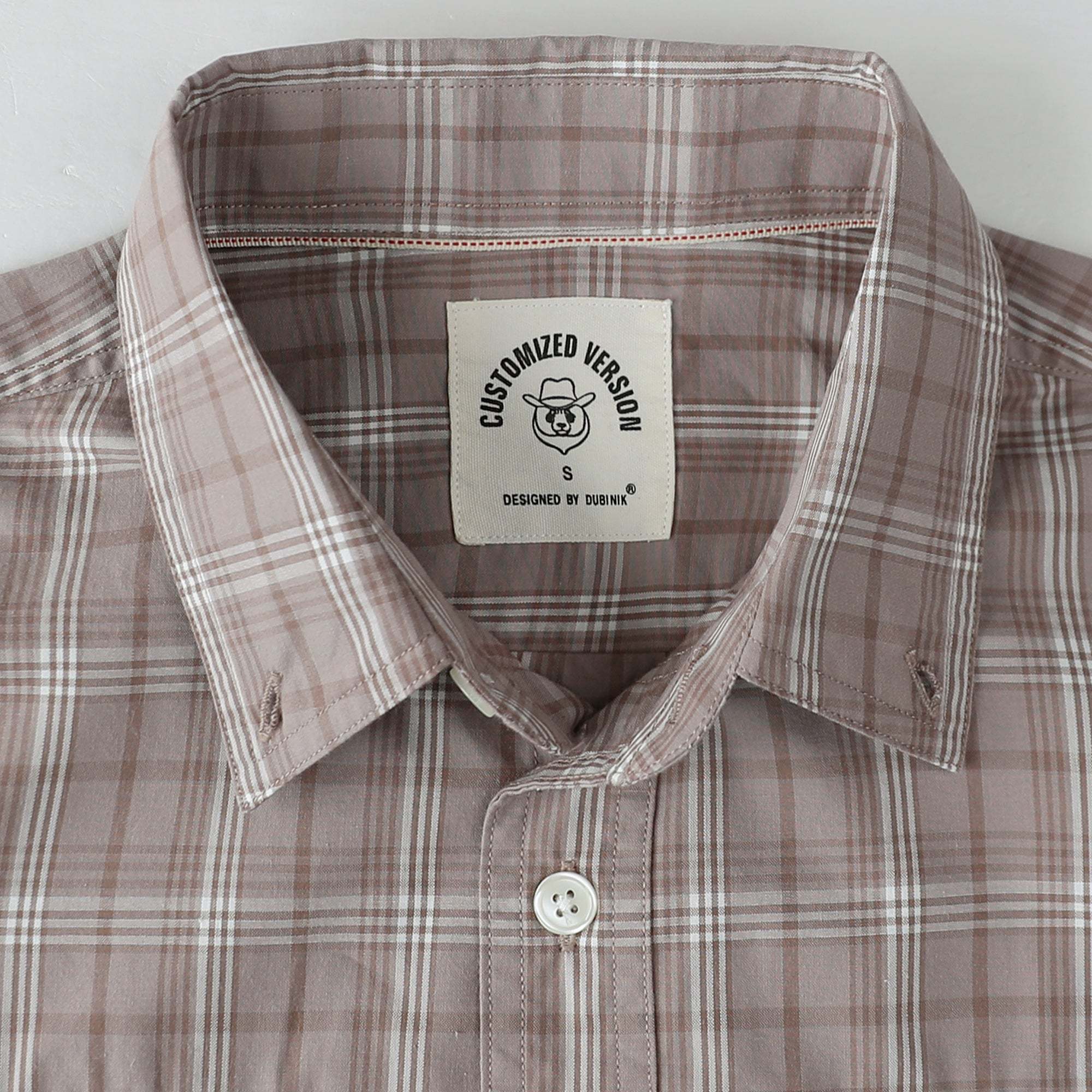 Dubinik? Mens Short Sleeve Button Down Shirts Plaid Casual Regular #49016