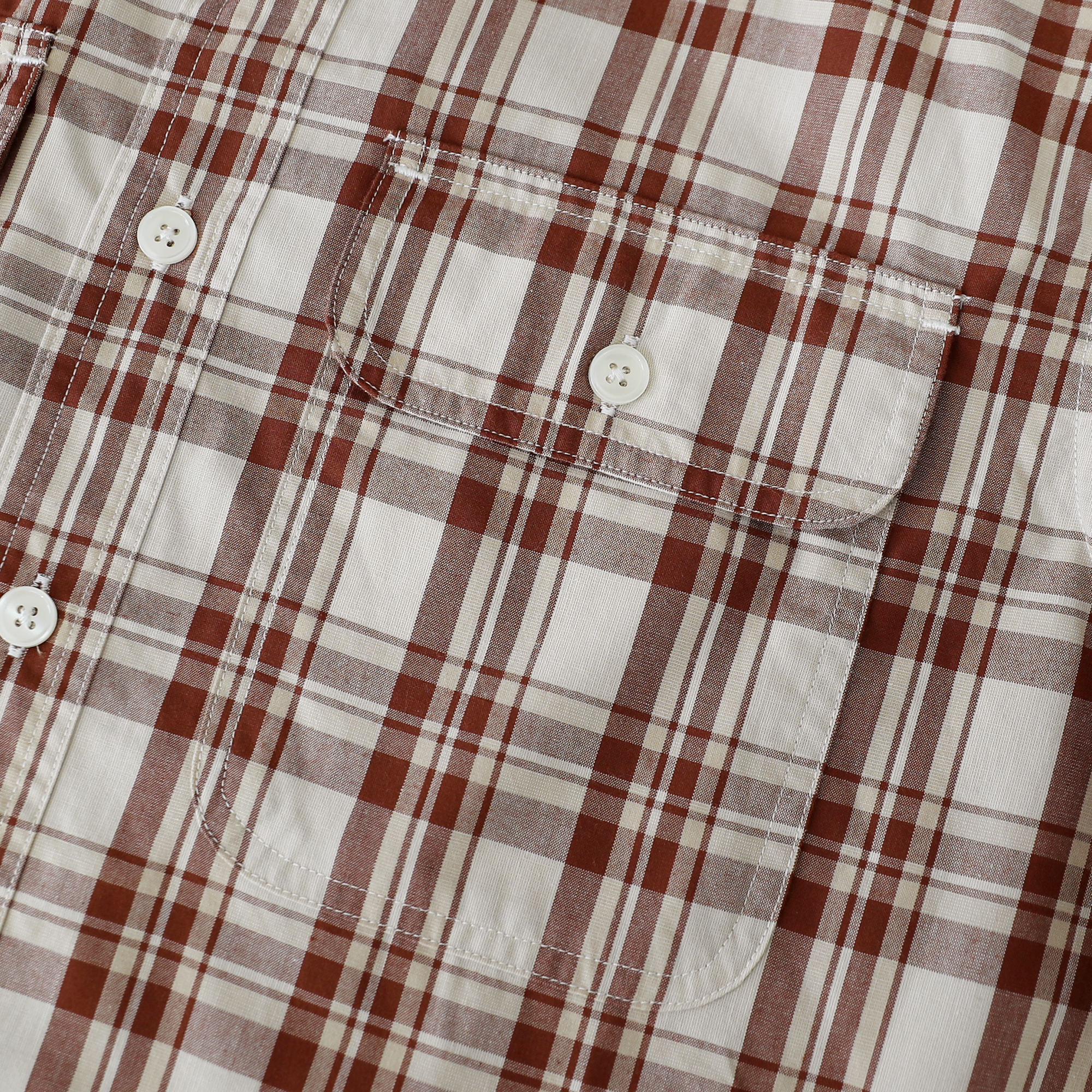 Dubinik® Mens Short Sleeve Button Down Shirts Plaid Casual Regular #49013