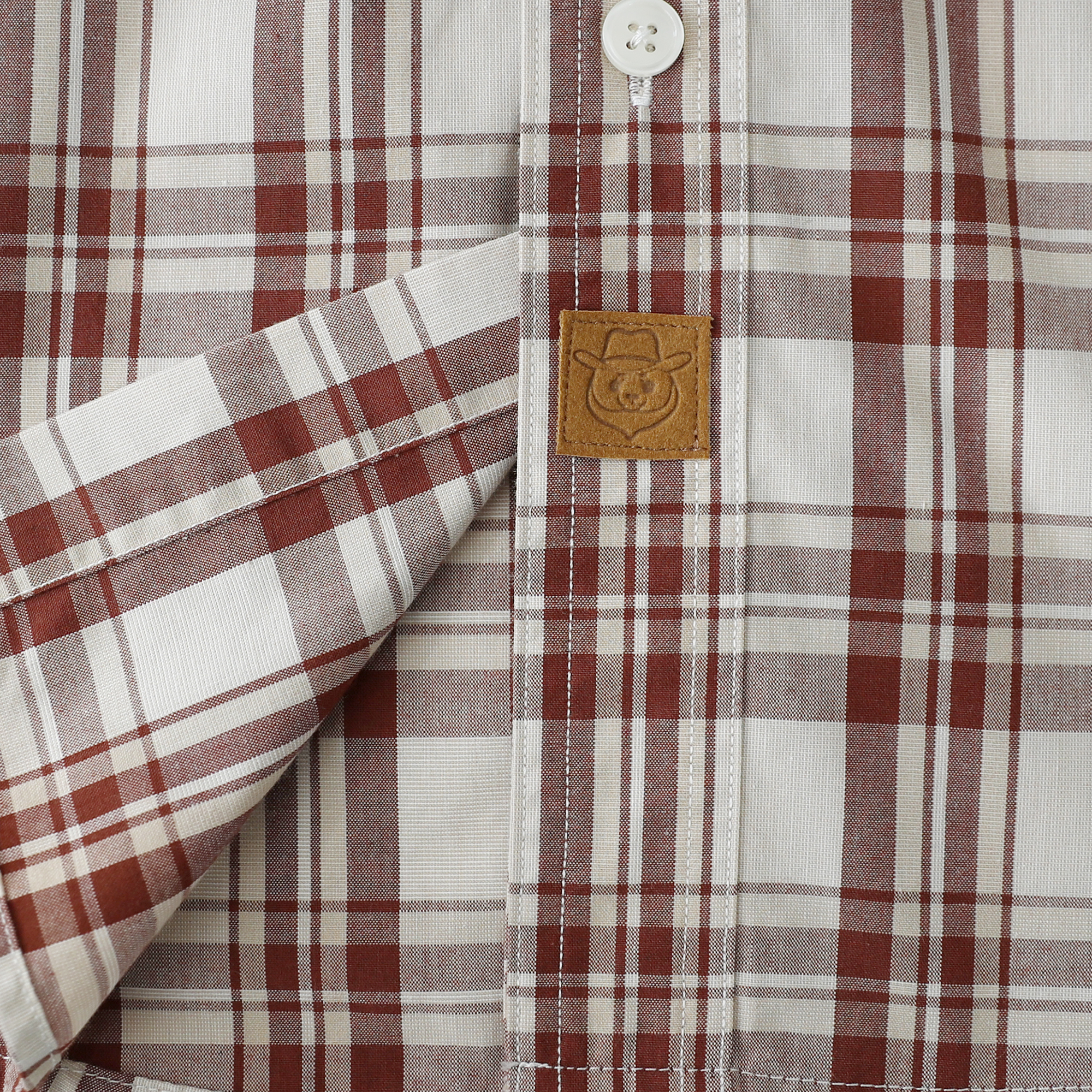 Dubinik® Mens Short Sleeve Button Down Shirts Plaid Casual Regular #49013