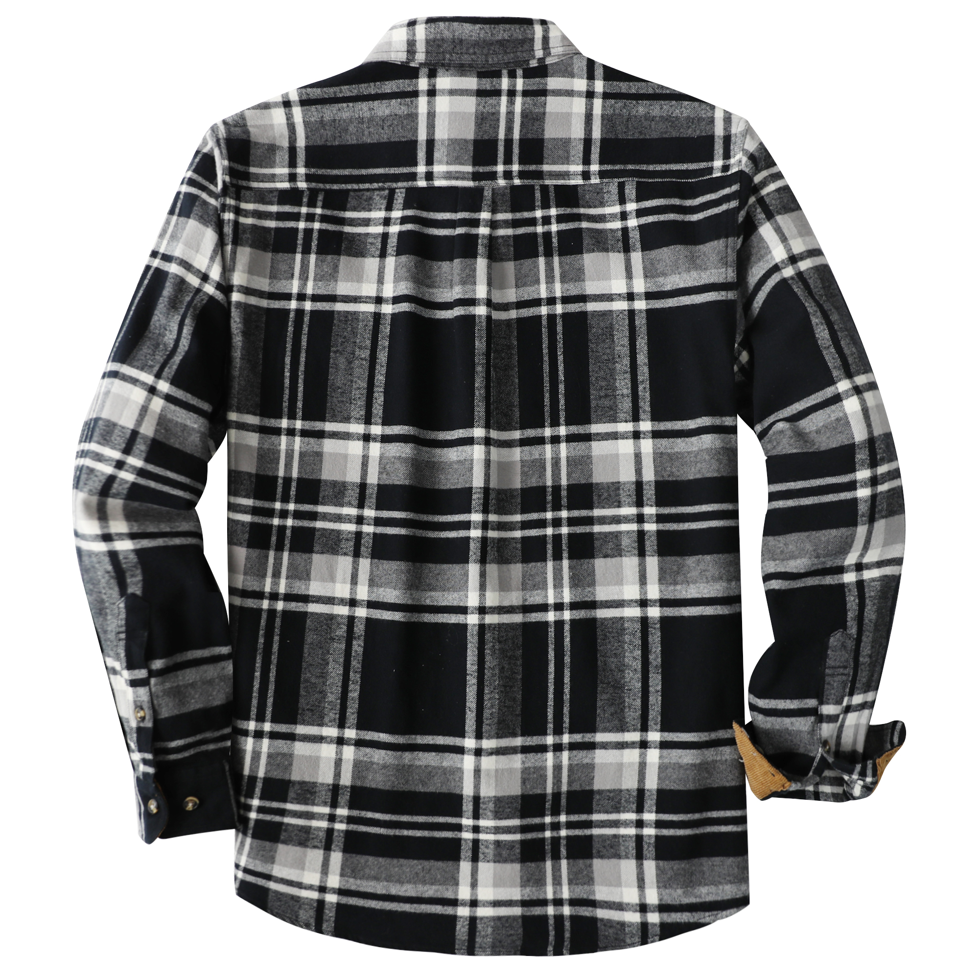 6oz Mens Midweight Flannel Shirts Long Sleeve Casual Brushed 100% Cotton Shirt#10122
