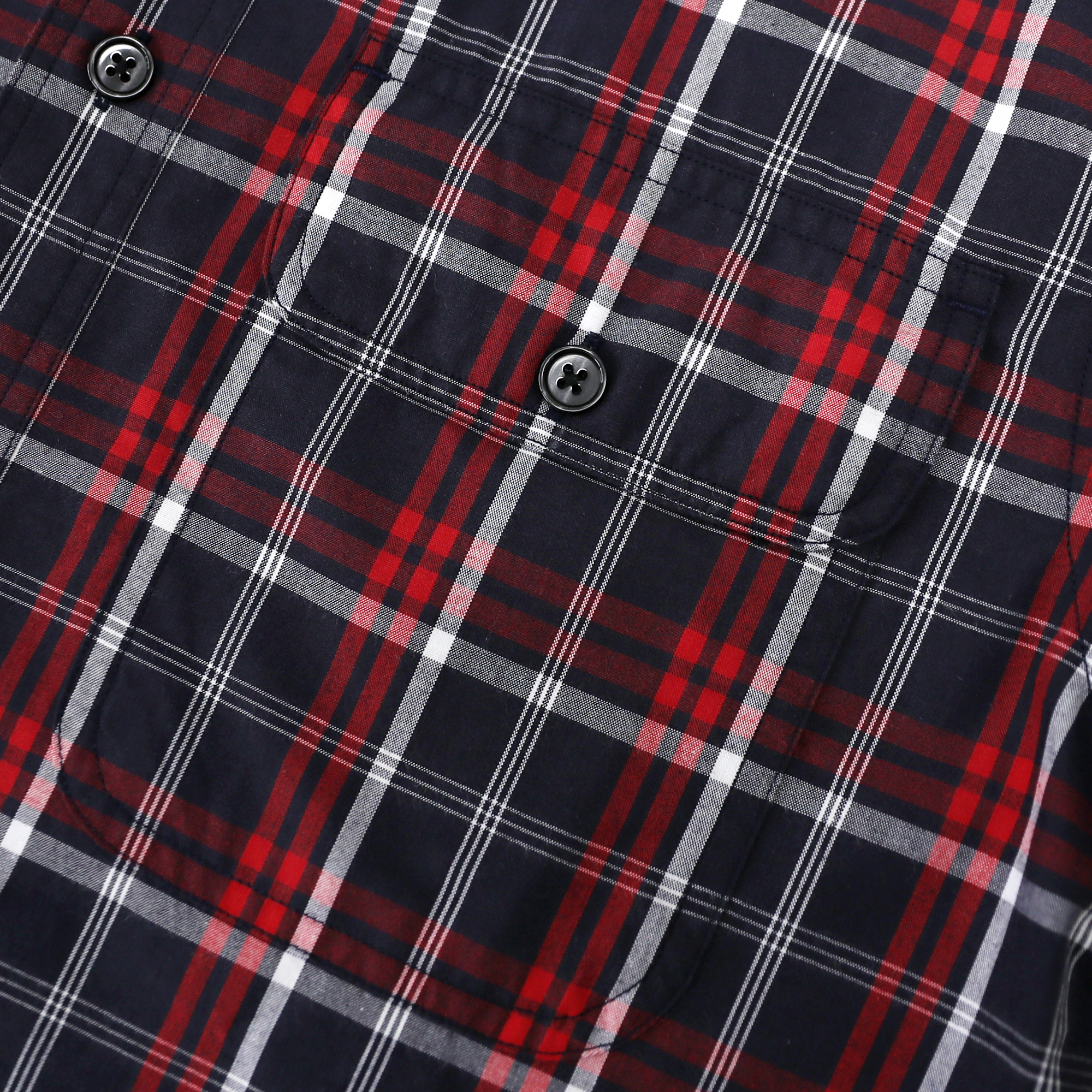 Dubinik® Mens Short Sleeve Button Down Shirts Plaid Casual Regular #49007