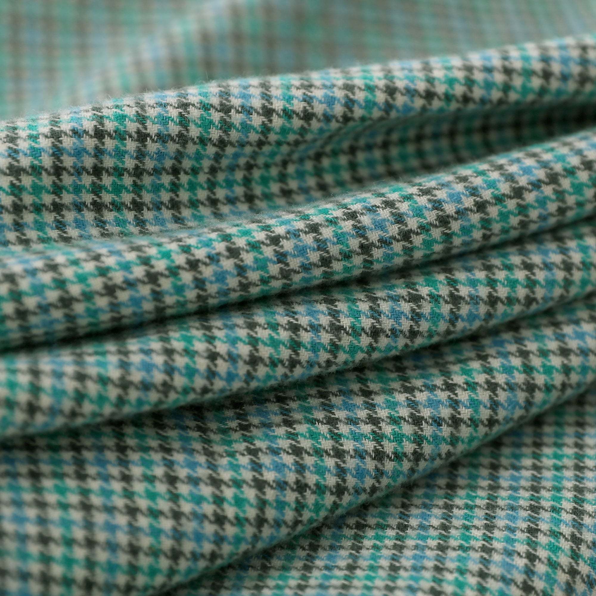 Dubinik® 6oz Flannel Shirt for Men Houndstooth Cotton Button Down Work#104006