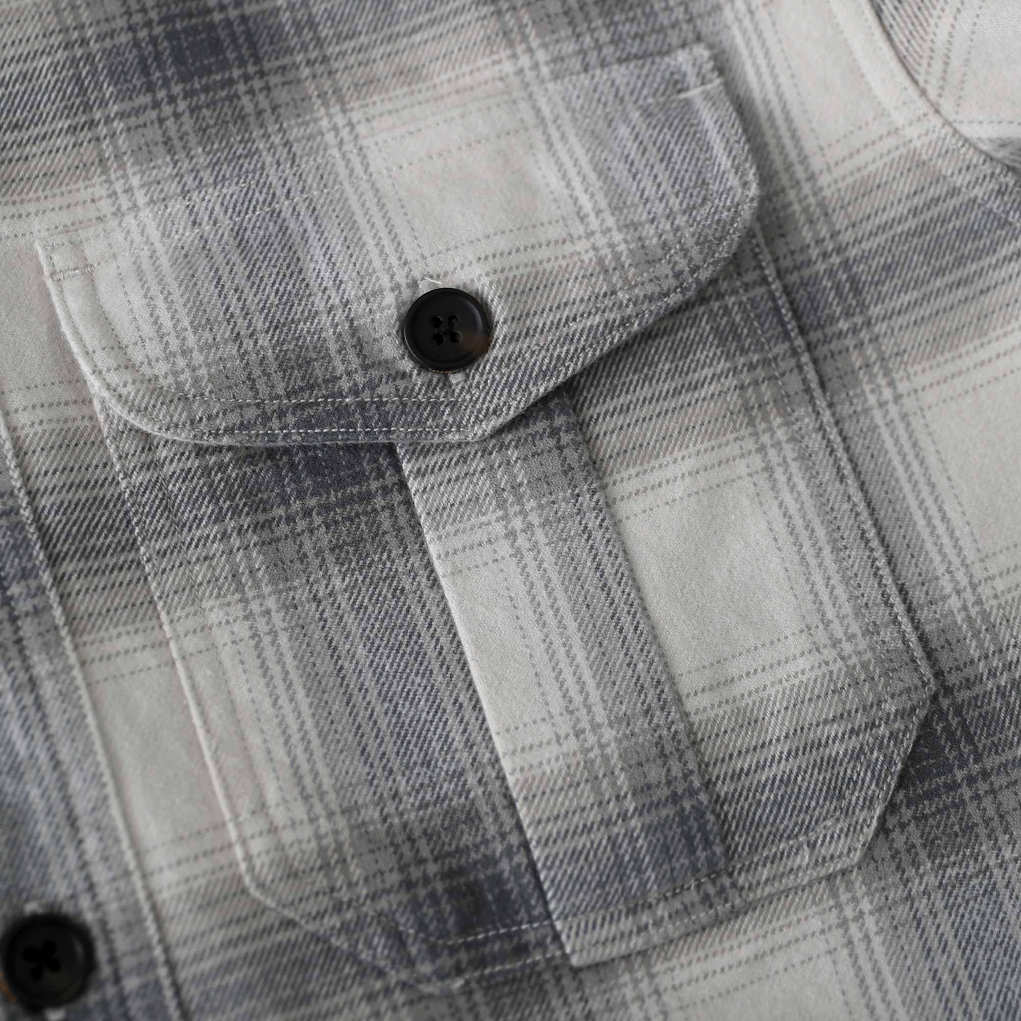 Dubinik® 8.6oz Heavyweight Flannel Shirt for Men Long Sleeve Vintage Work Shirts Casual Cotton Button Down Plaid Overshirt#22207