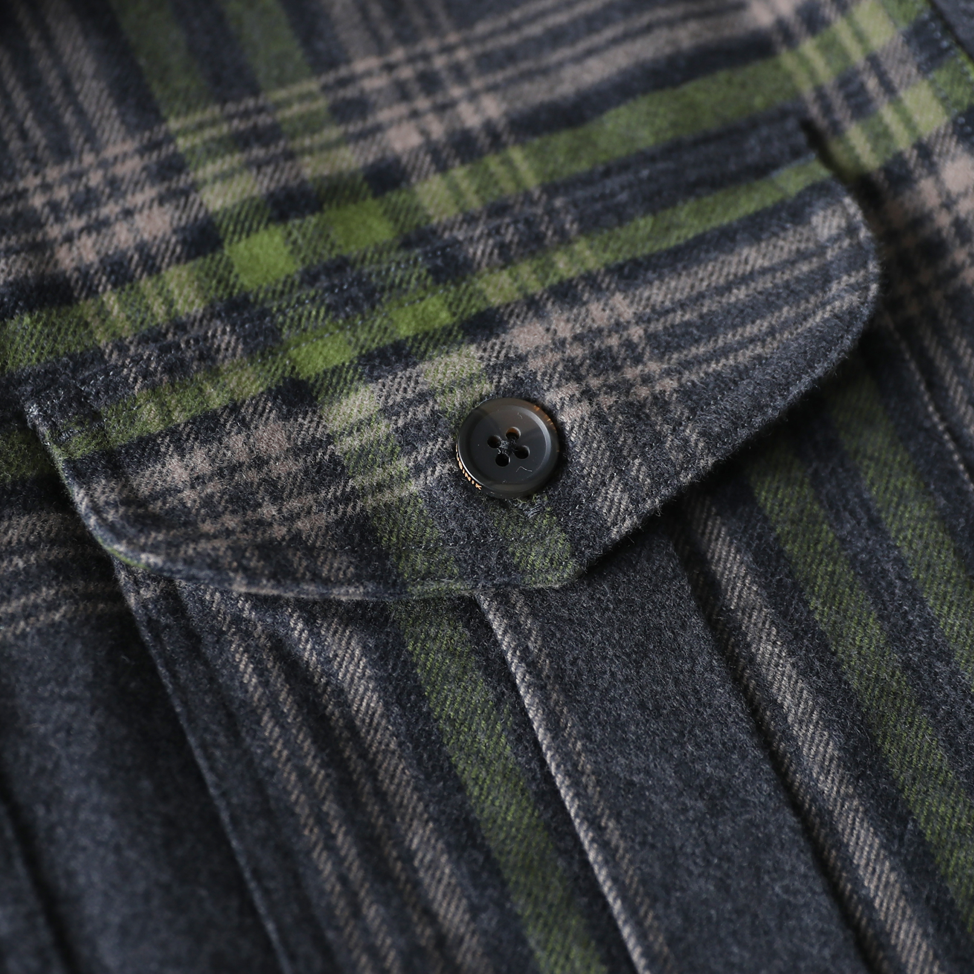 Dubinik® 8.6oz Heavyweight Flannel Shirt for Men Long Sleeve Vintage Work Shirts Casual Cotton Button Down Plaid Overshirt#22203