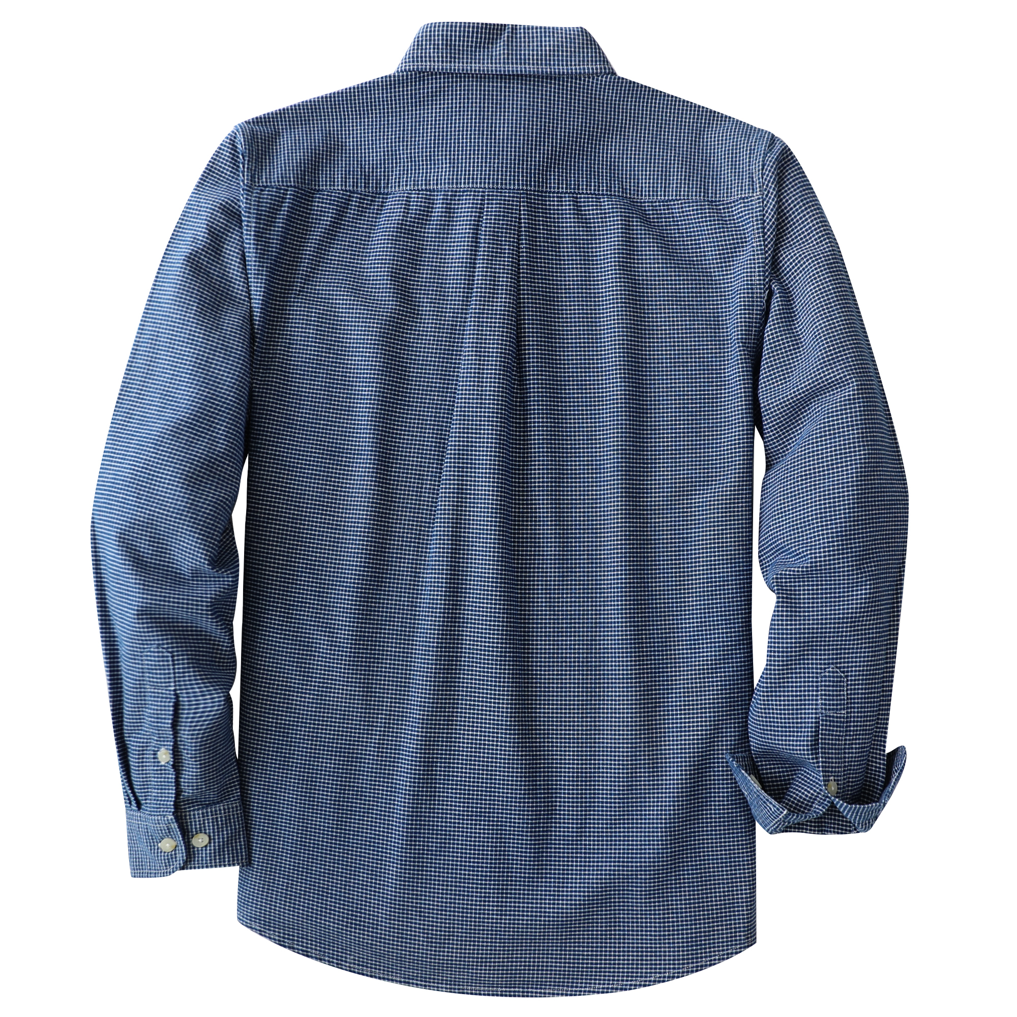 Dubinik® 6oz Flannel Shirt for Men Houndstooth Cotton Button Down Work#104012