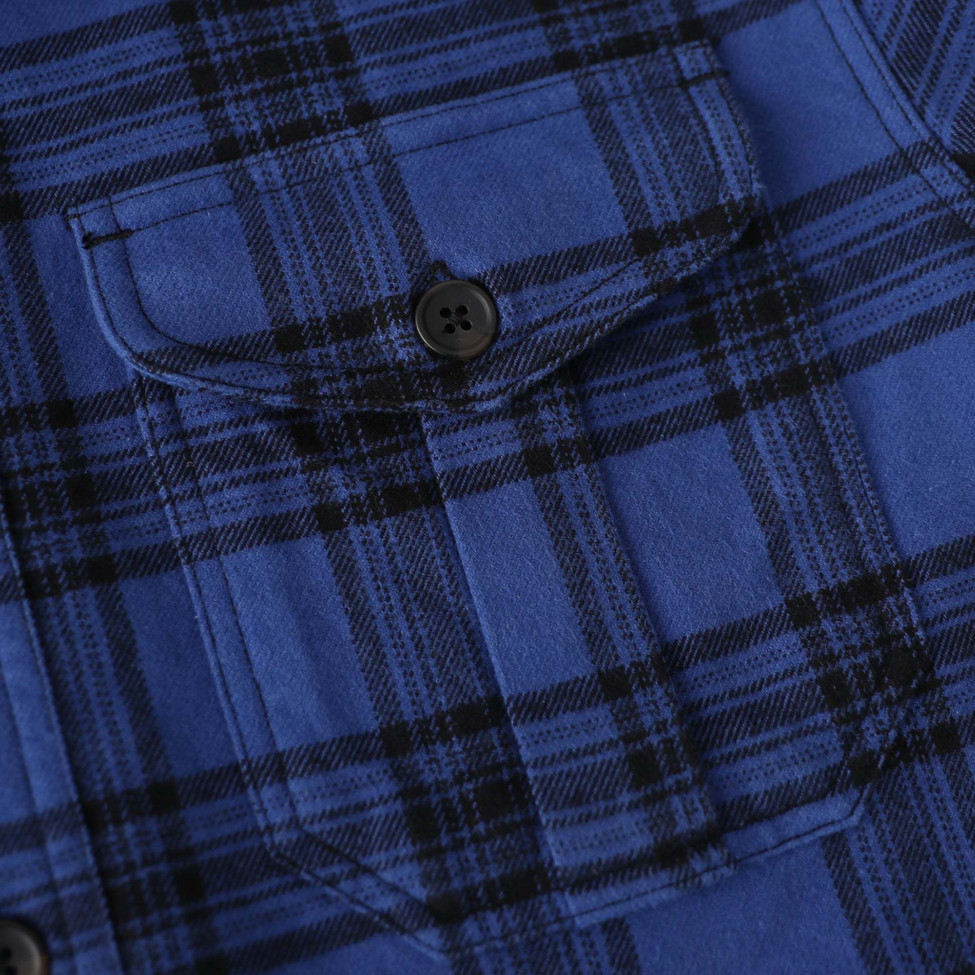 Dubinik® 8.6oz Heavyweight Flannel Shirt for Men Long Sleeve Vintage Work Shirts Casual Cotton Button Down Plaid Overshirt#22217
