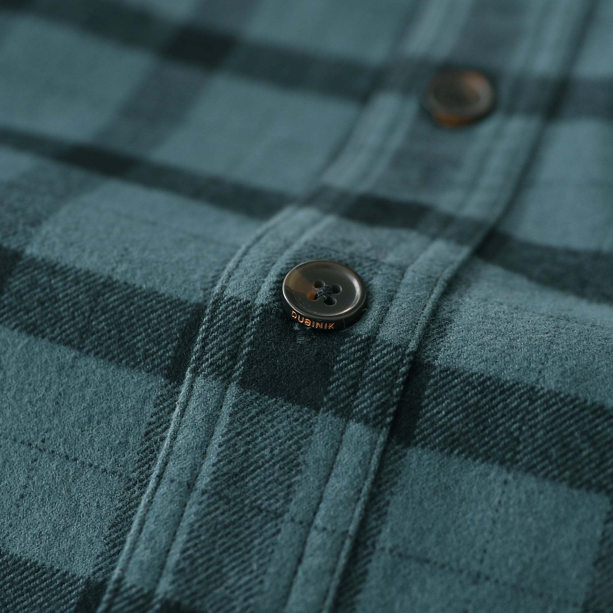 Dubinik® 8.6oz Heavyweight Flannel Shirt for Men Long Sleeve Vintage Work Shirts Casual Cotton Button Down Plaid Overshirt#22201