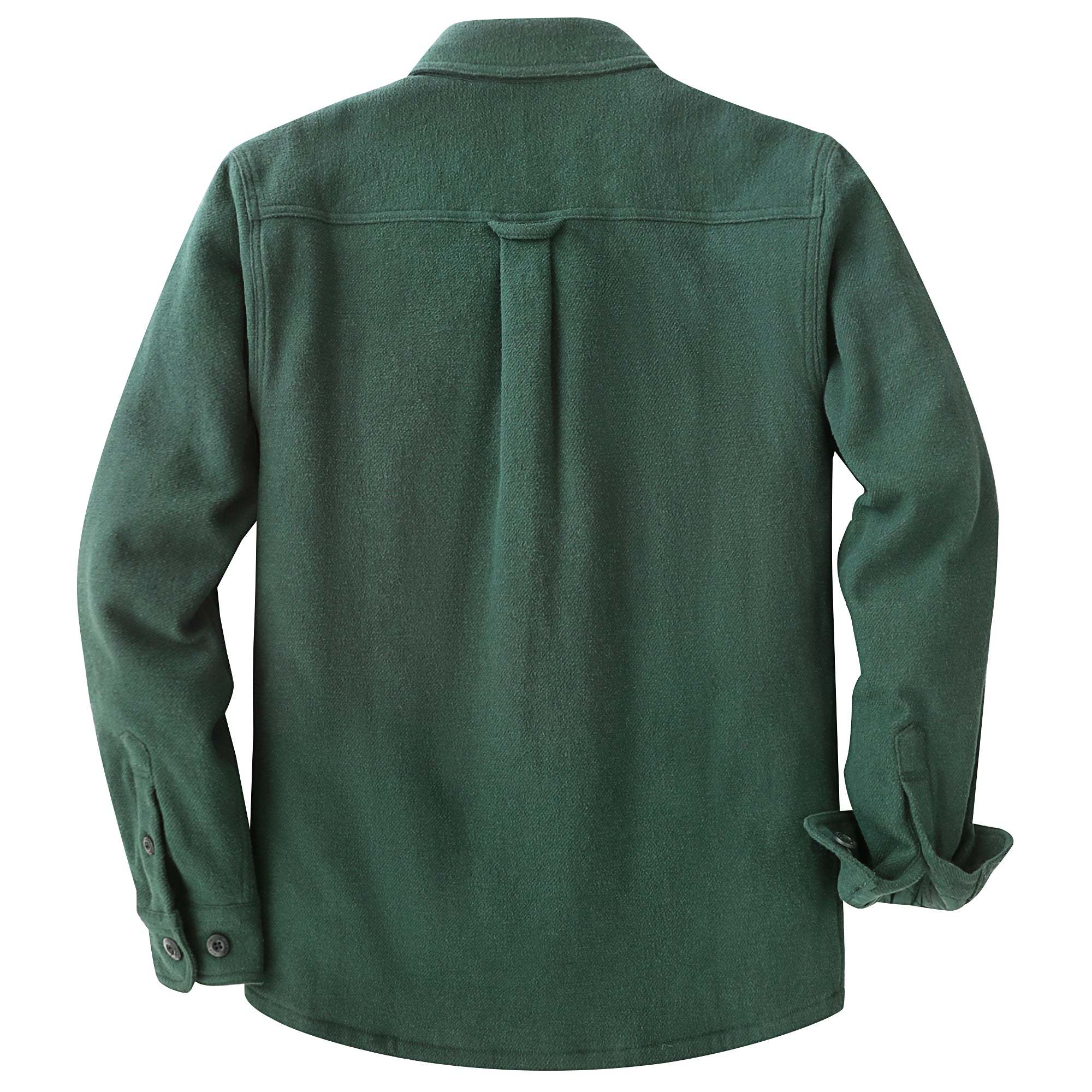 Dubinik® 10.8 oz Flannel Jacket for Men, Casual Warm Long Sleeve Outer Shirt#30101