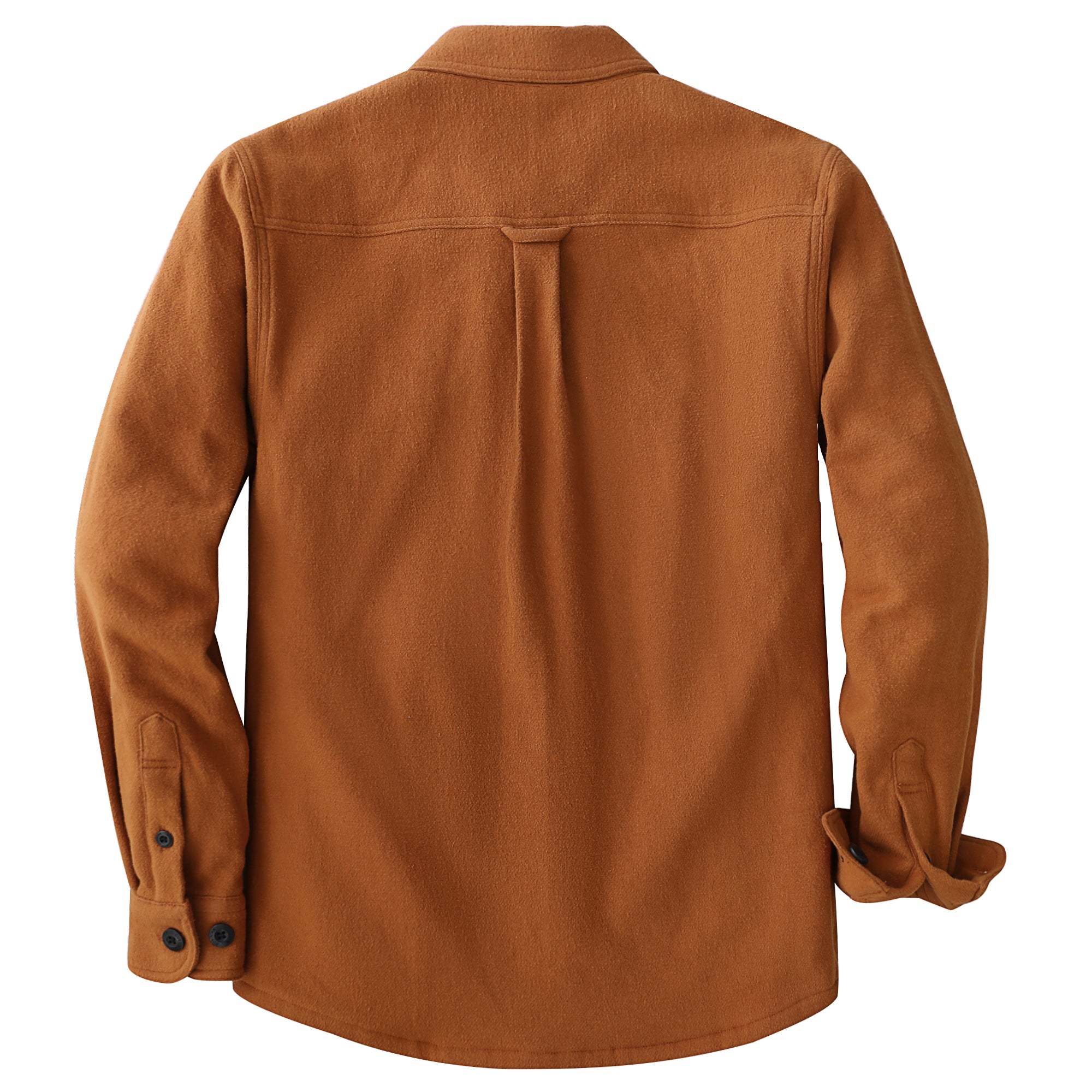 Dubinik® 10.8 oz Flannel Jacket for Men, Casual Warm Long Sleeve Outer Shirt#30112