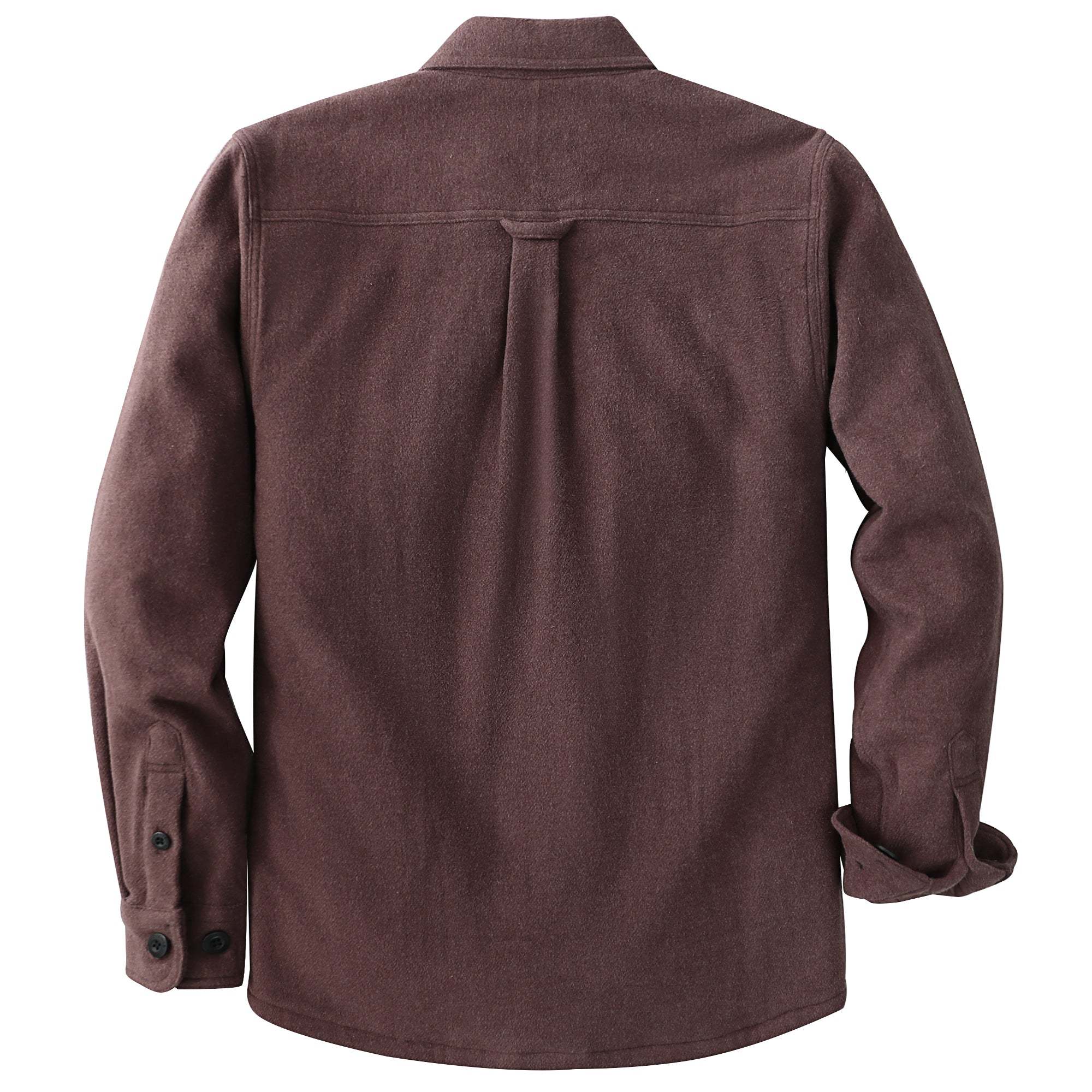 Dubinik® 10.8 oz Flannel Jacket for Men, Casual Warm Long Sleeve Outer Shirt#30110
