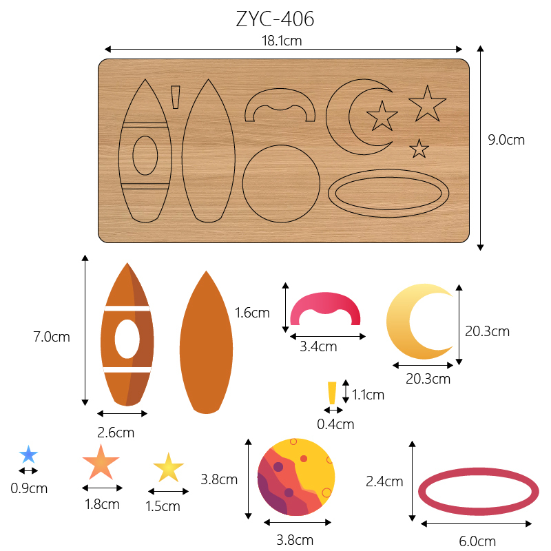 wooden dies