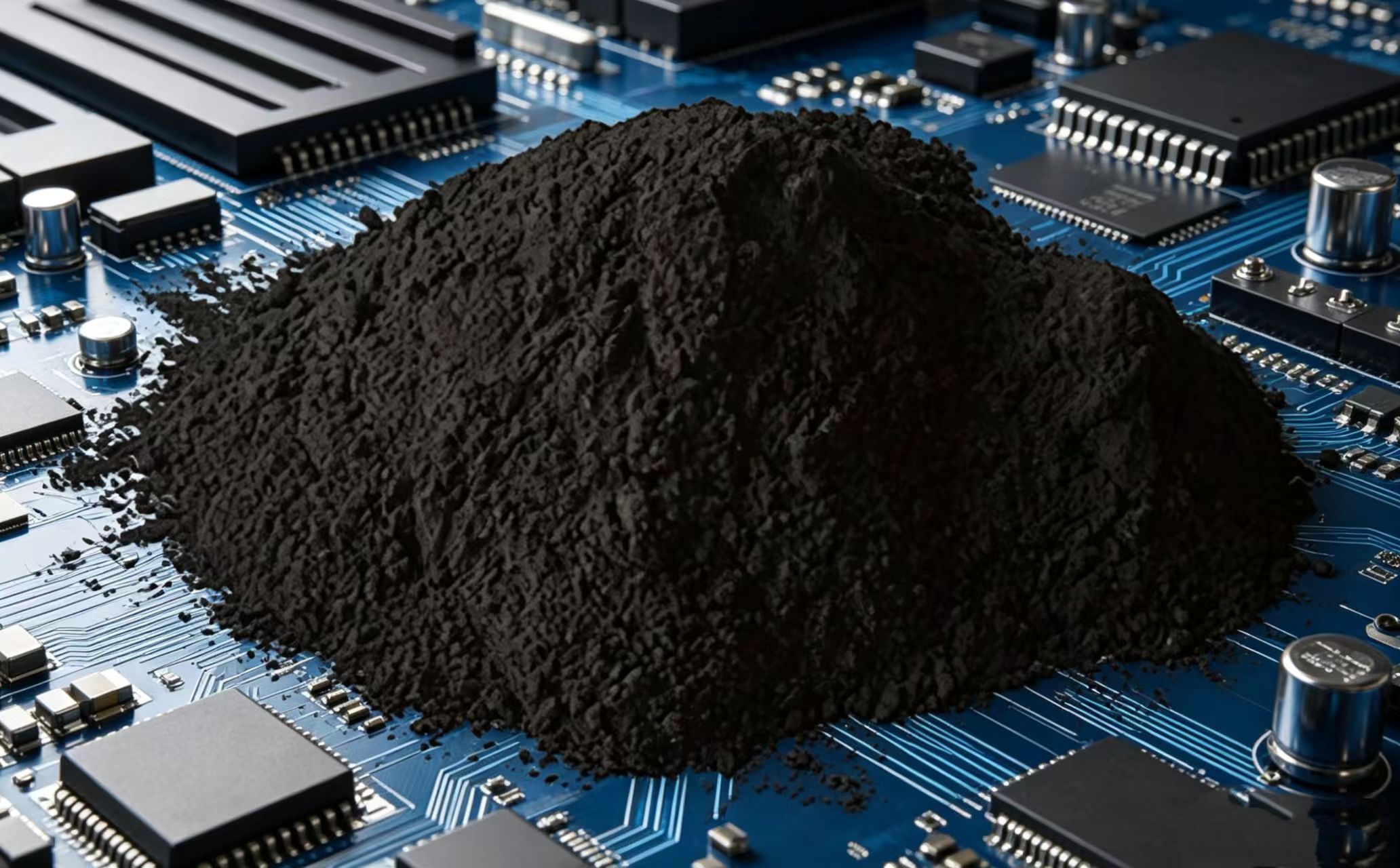 Amorphous boron powder product