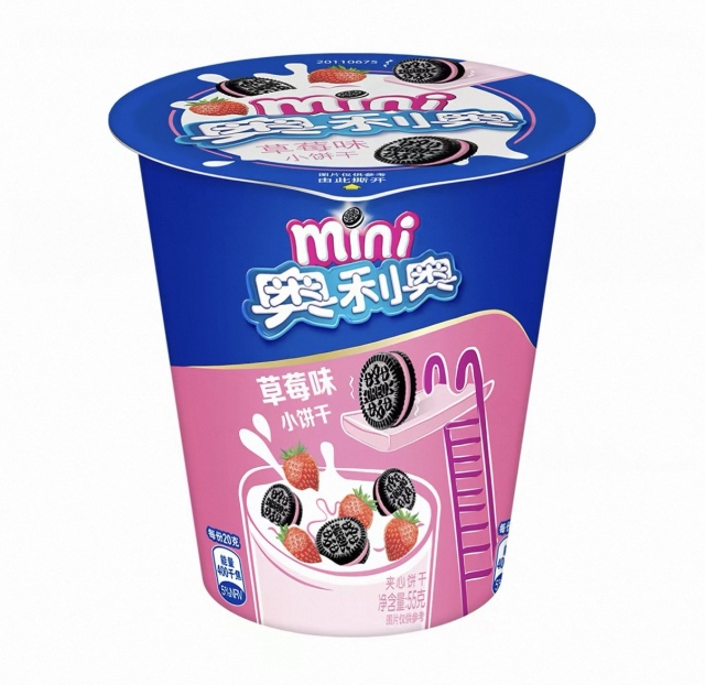 Oreo mini biscuit strawberry flavor 55g,NONG ZHIFU FOOD(HANGZHOU) CO., LTD,Oreo mini biscuit strawberry flavor 55g