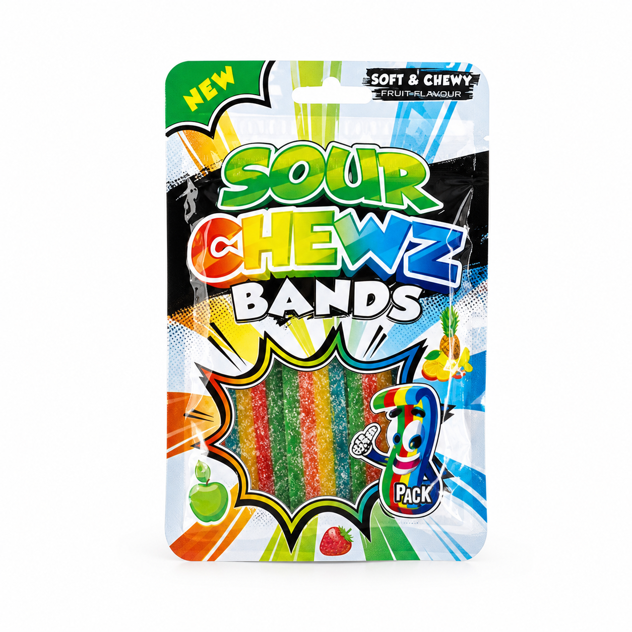 Sour chewz bands,NONG ZHIFU FOOD(HANGZHOU) CO., LTD,Sour belt
