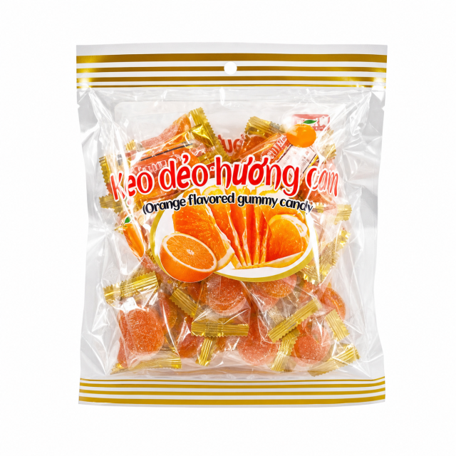 Orange fudge,NONG ZHIFU FOOD(HANGZHOU) CO., LTD,Peel gummy