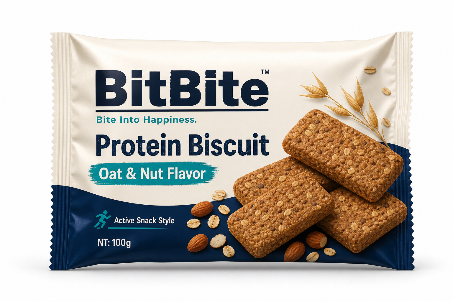 BitBite Protein Biscuit 100g,NONG ZHIFU FOOD(HANGZHOU) CO., LTD,BitBite Protein Biscuit 100g