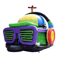 3D Helmet Disco Dome Bounce House — 20ft DJ-Inspired Inflatable Dance Party Bouncer for Music Celebrations, Nightclub-Style Kids' Events & Immersive Sound-and-Bounce Experiences
