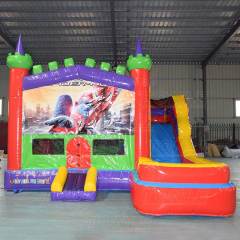 7 in1 inflatable bounce house combo water slide for sale