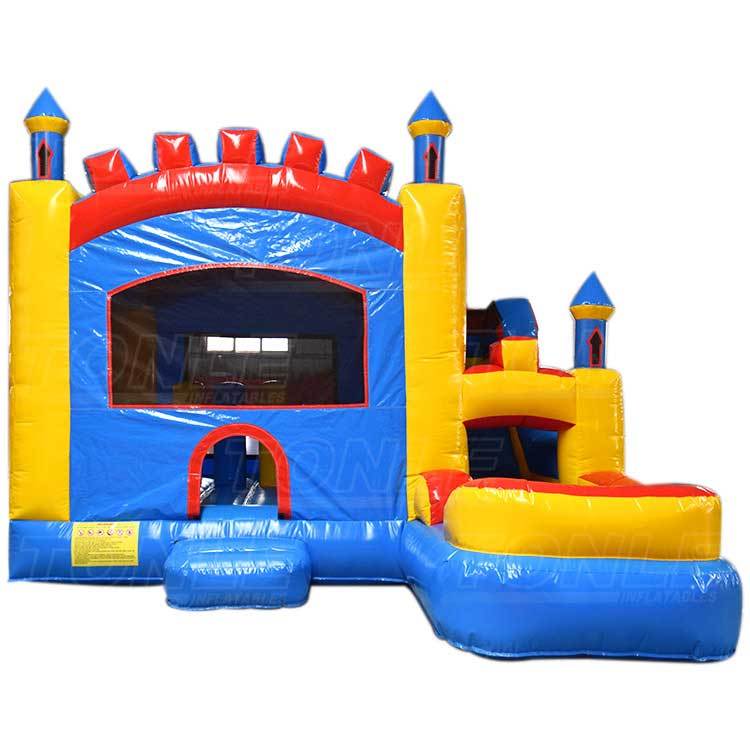 Castle-Shaped Commercial Bounce House with Slide — 34sqm Inflatable Castle Jumper for Rental Fleet Operators, Event Companies & High-Volume Party Venues