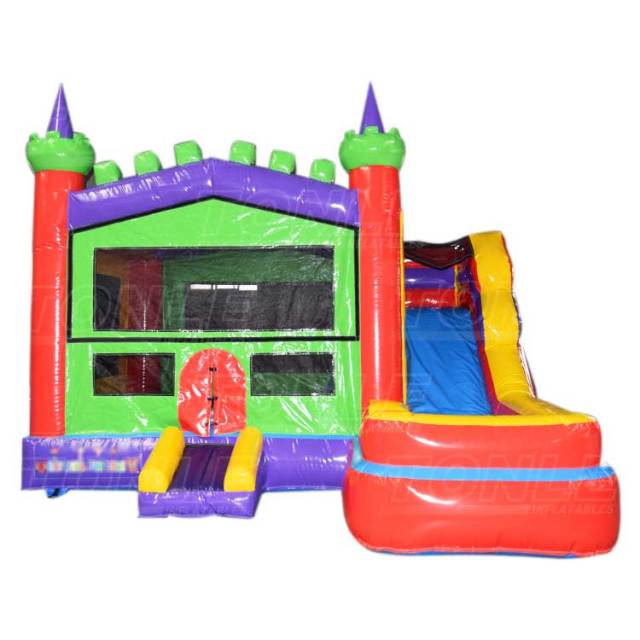 7 in1 inflatable bounce house combo water slide for sale