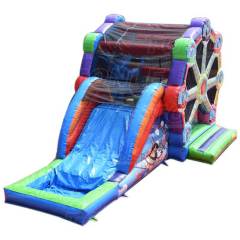 inflatable ferris wheel bounce house jump castle with water slide combo for sale