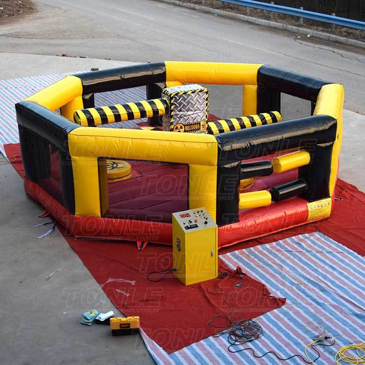 inflatable last man standing sweeper game