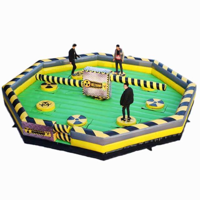 toxic meltdown inflatable game