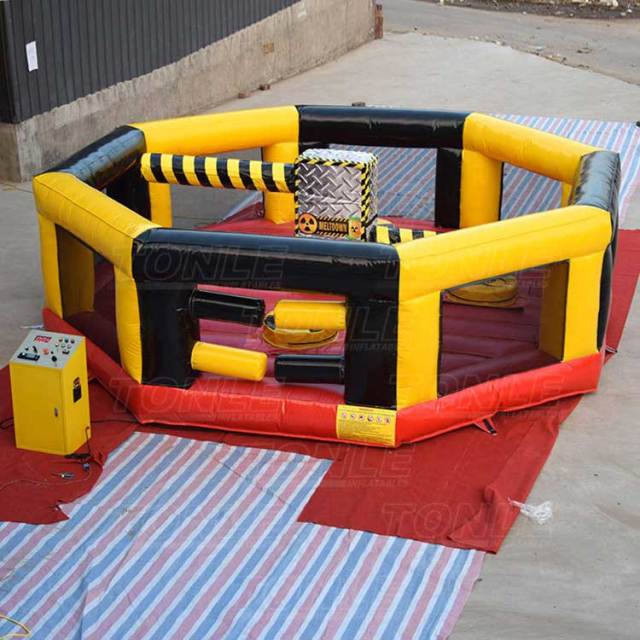 inflatable last man standing sweeper game