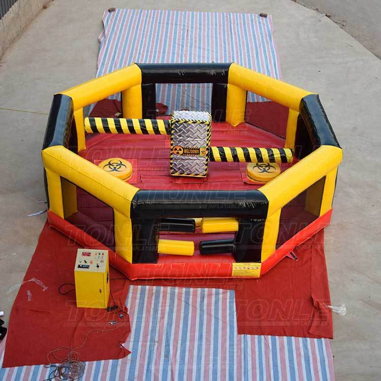 inflatable last man standing sweeper game