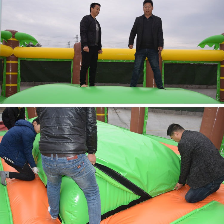 dinosaur jungle inflatable soft mountain