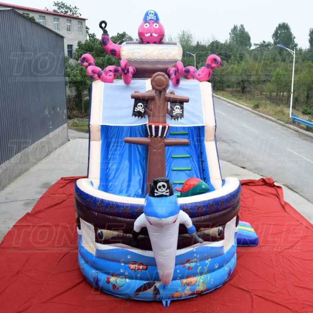 inflatable octopus slide