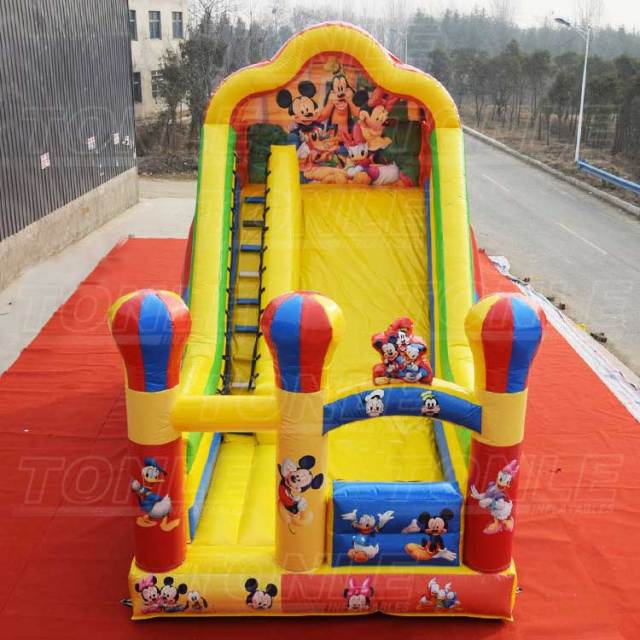 mickey mouse inflatable slide