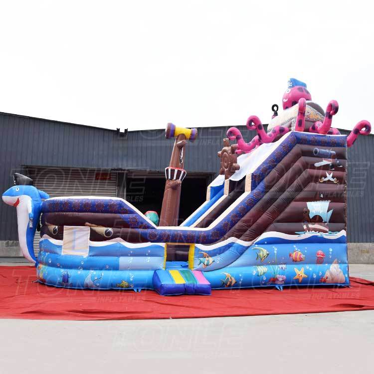 inflatable octopus slide