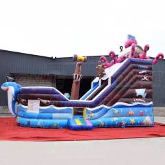 inflatable octopus slide