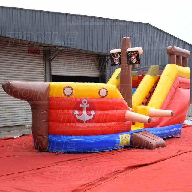 pirateship inflatable slide