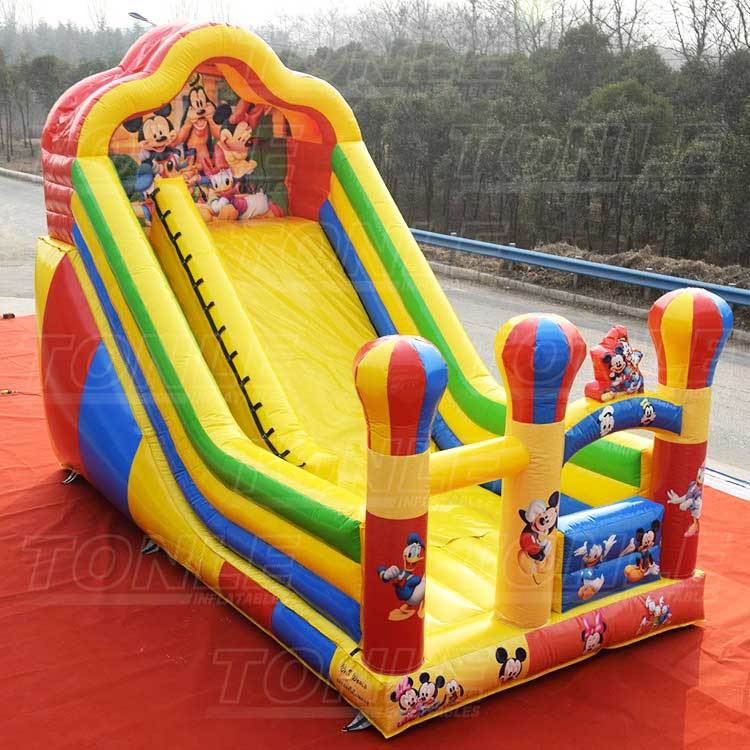 mickey mouse inflatable slide