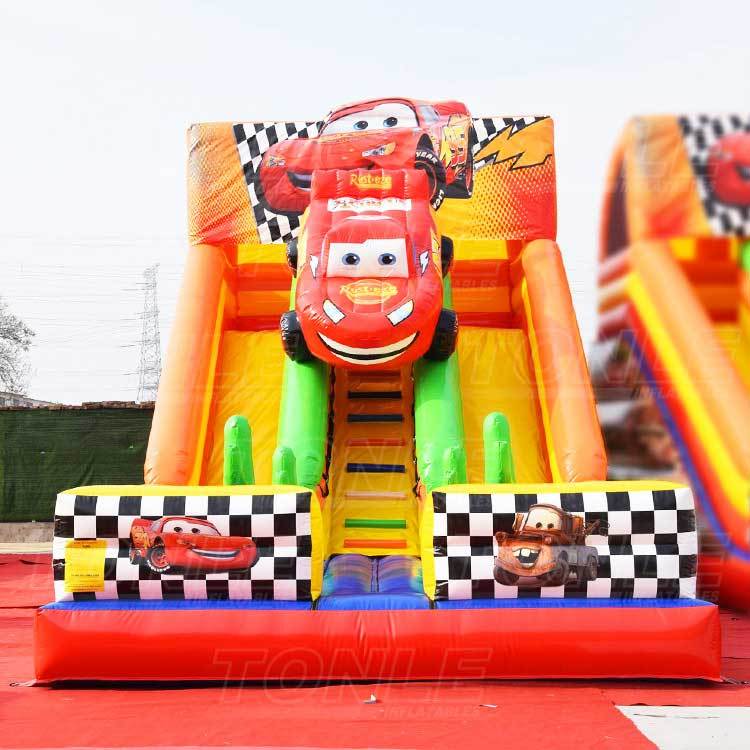 cars inflatable slide