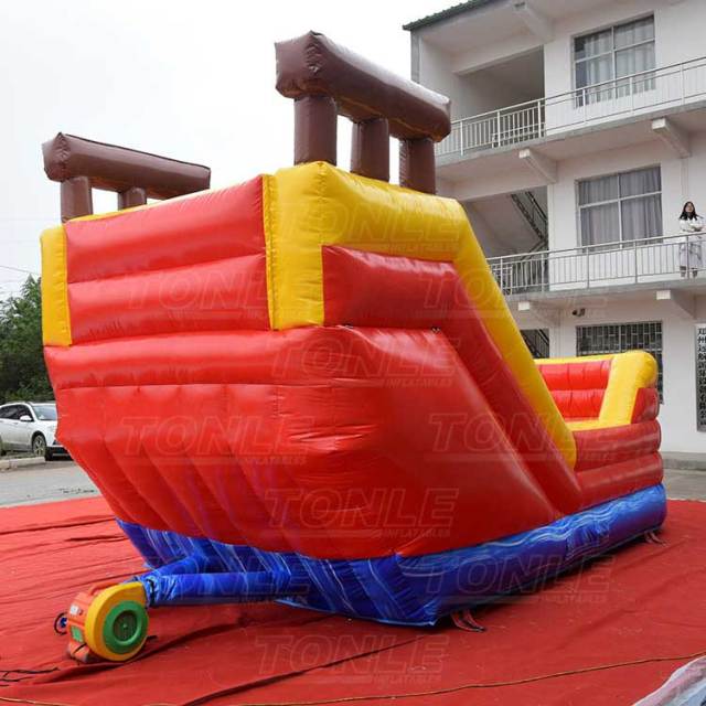 pirateship inflatable slide
