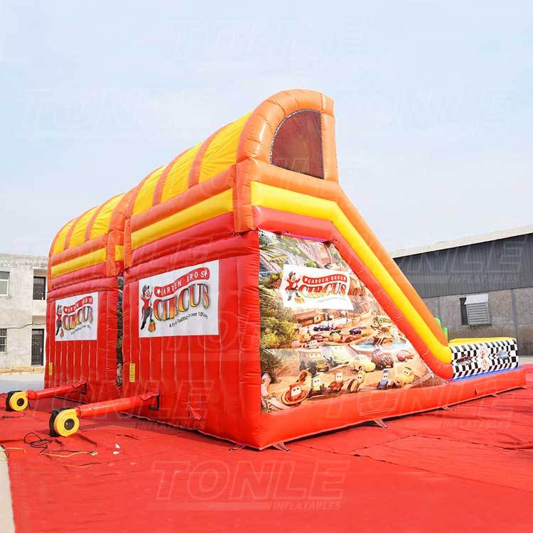 cars inflatable slide
