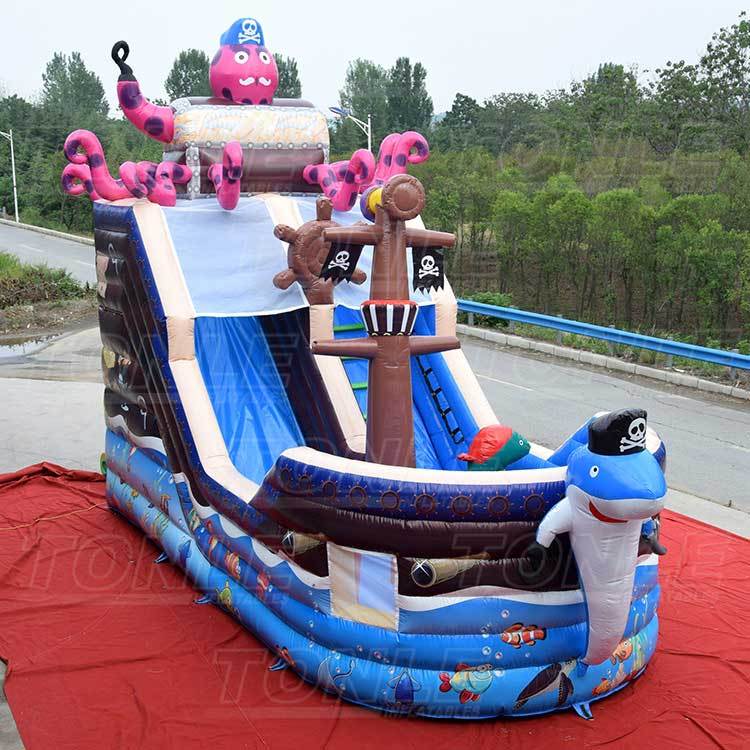 inflatable octopus slide