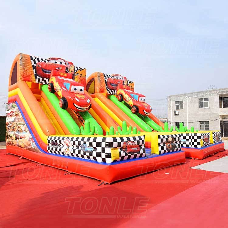 cars inflatable slide