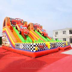cars inflatable slide