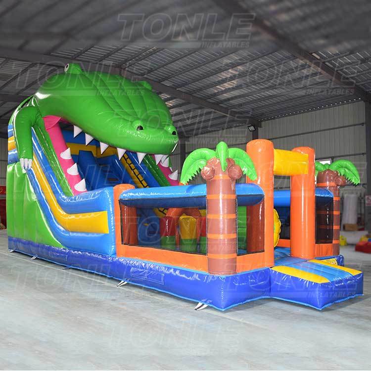 crocodile bouncy slide