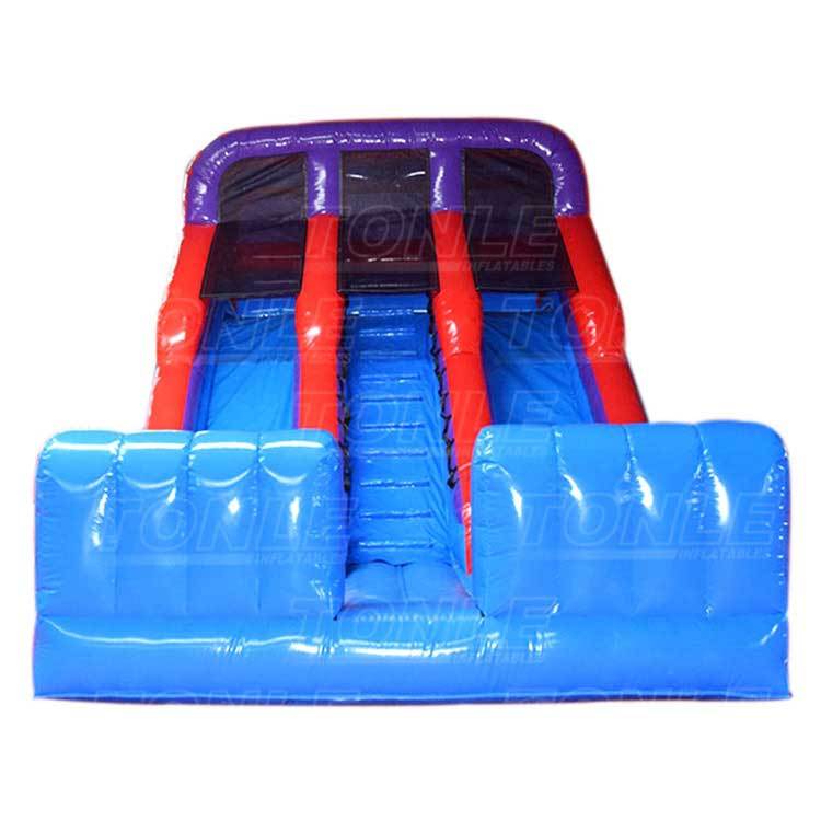 double lane dry slide