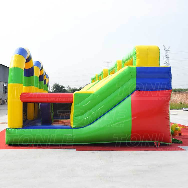 inflatable dry slide