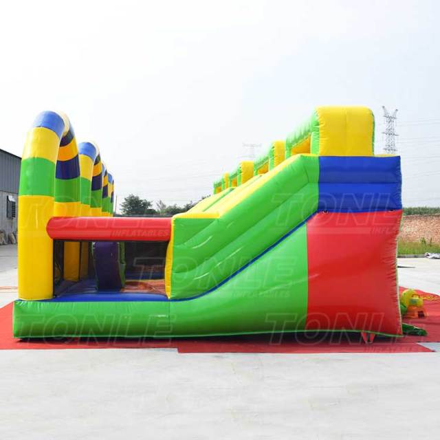 inflatable dry slide