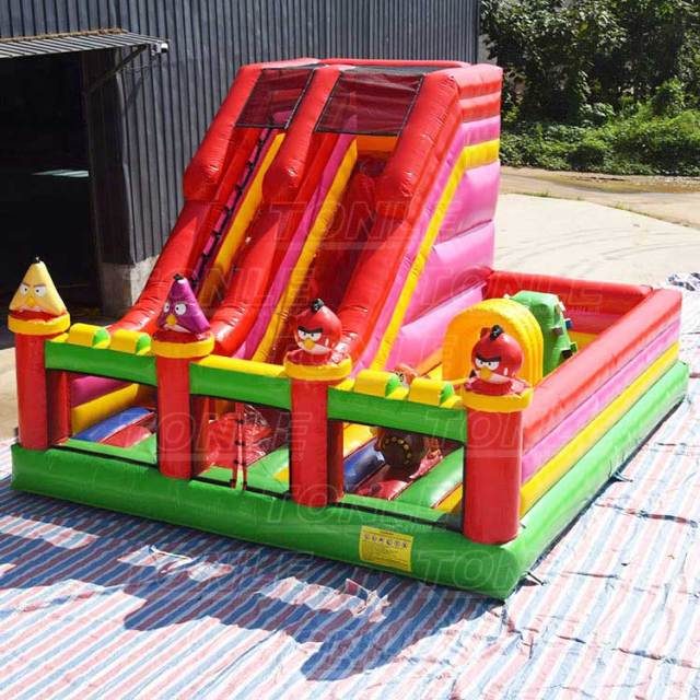 Angry birds inflatable playground